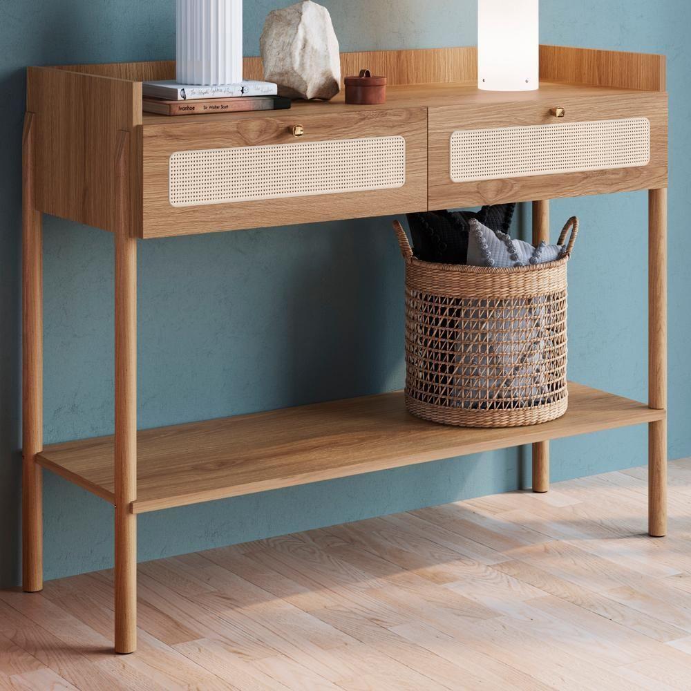 Aparador 2 Gavetas Palhinha Linha Oslo Hanover Artesano - 9