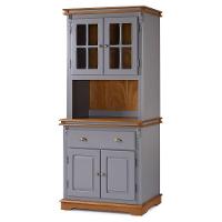 Arca Oratório Com 2 Portas, 1 Gaveta E 2 Portas Vidro Manchester - M52002 Garapa - Verniz - 1