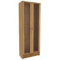 Cristaleira 2 Portas E 5 Prateleiras De Vidro Cr602 Natural - 8