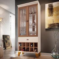 Cristaleira Com Nicho Adega 2 Portas Luma Off White Nature - 5