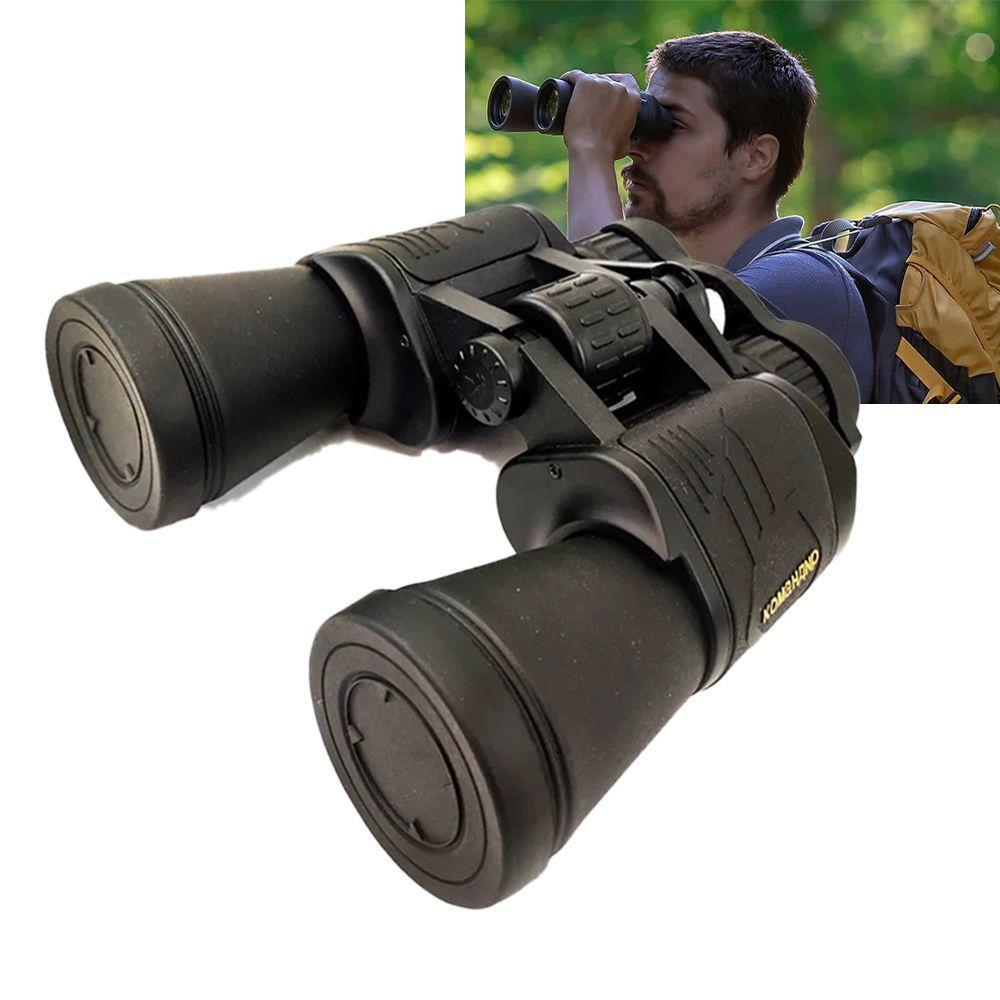 Binoculos Profissional 20x20 Lente Objetiva Bak4 Zoom Ajustavel Trilha Acampamento - 1