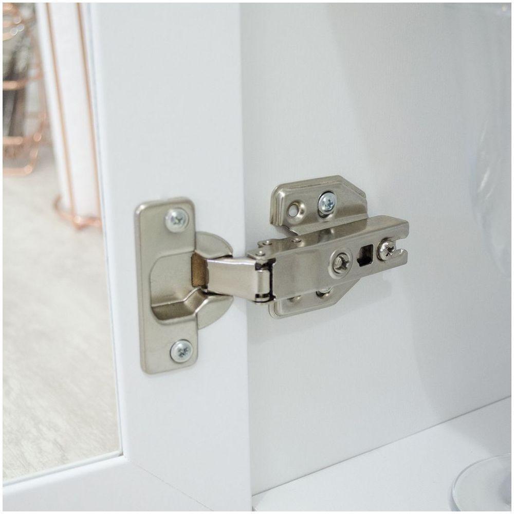 Cristaleira 02 Portas 02 Gavetas Nova York Henn Branco Hp - 3