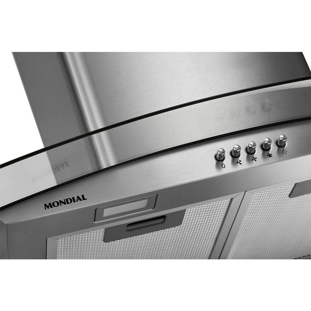 Coifa De Parede Mondial Cf90-01 Coifa De Parede-220v-inox - 3