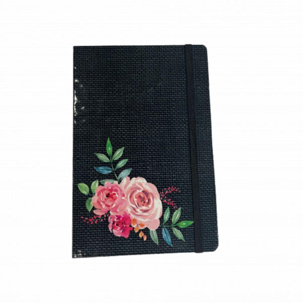 Caderneta Para Anotações Desenho Organização 13,5x20,5cm Estampas Modelo Tecido Com Cor - 1