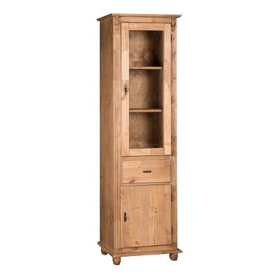 Cristaleira 1 Porta De Vidro1 Porta De Madeira e 1 Gaveta