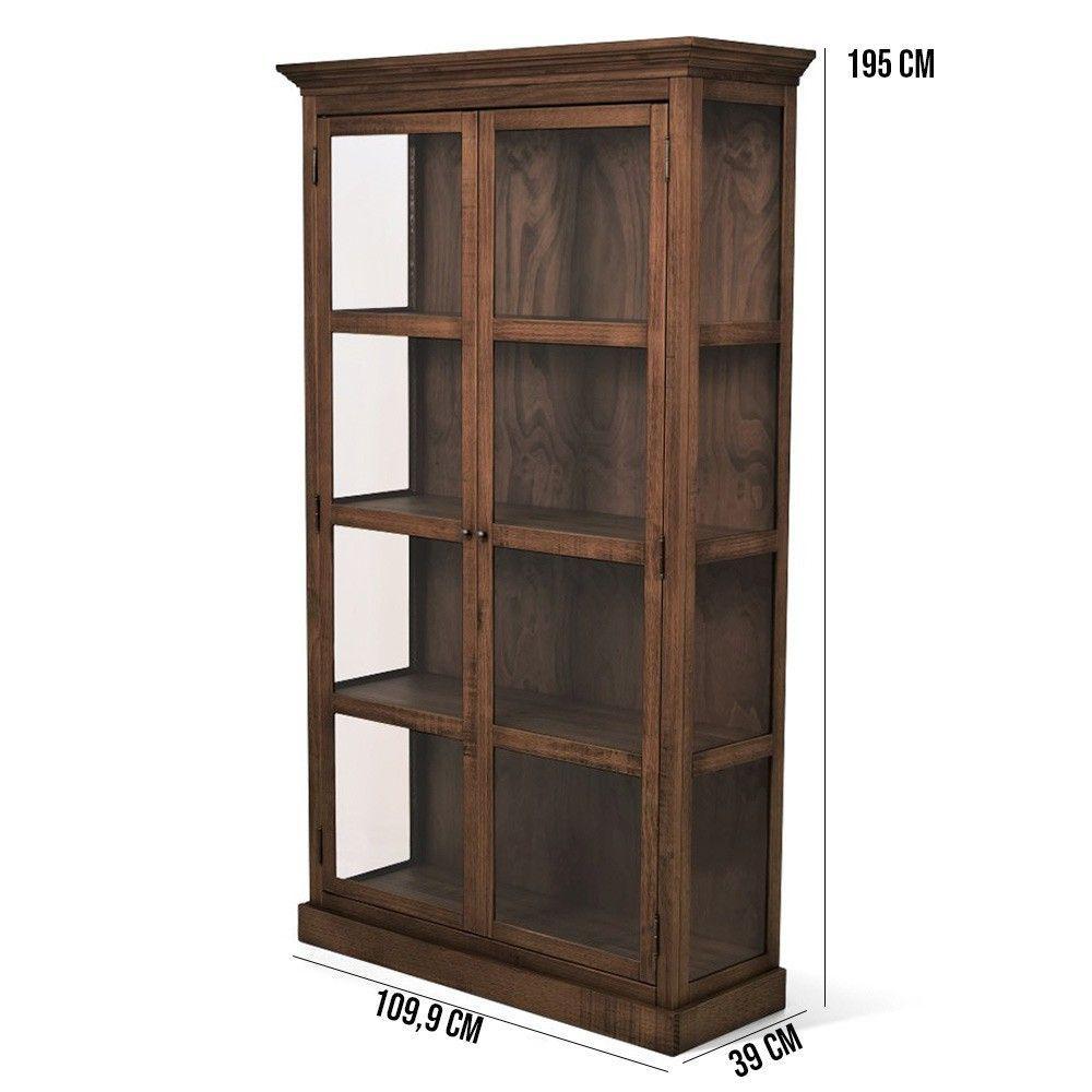 Cristaleira Adega Para Sala de Jantar 02 Portas Vidro - 3