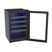 Adega De Vinhos Climatizada Piubella 82l 24 Garrafas Preto Fosco Cave 100 - Venax 220v 220v - 6