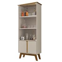 Cristaleira Com 4 Portas Off White Cinamomo - 1