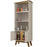 Cristaleira Com 4 Portas Off White Cinamomo - 2