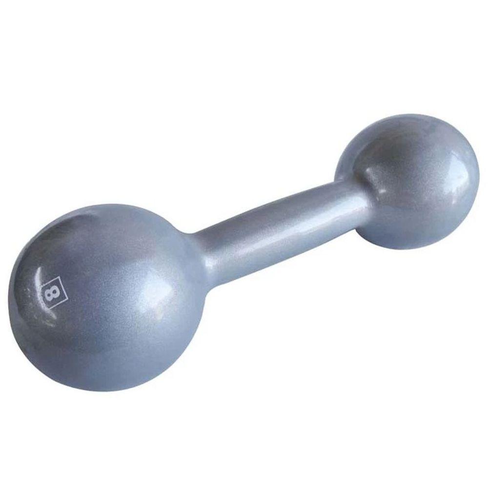 Halteres Ferro Fundido Emborrachado Crossfit Academia 8kg - 1