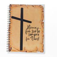 Caderno De Anotações - Coleção Religião - Capa Dura Capa/modelo Nunca Foi Sorte, Sempre Foi Deus - 1