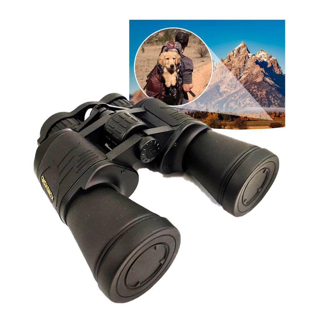 Binoculos Profissional 20x50 Zoom Ajustavel Uv Foco Lente Objetiva Visao Longo Alcance - 1