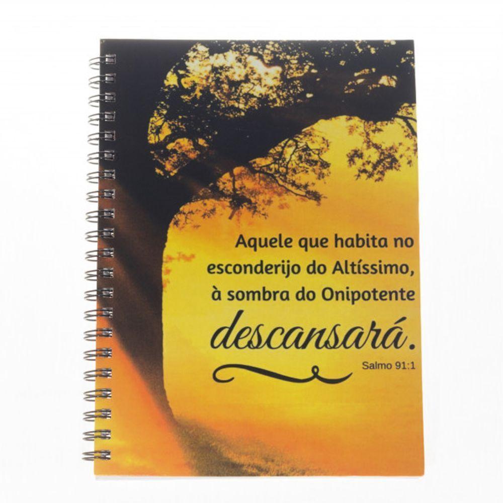 Caderno De Anotações - Coleção Religião - Capa Dura Capa/modelo Salmo 91 - 1