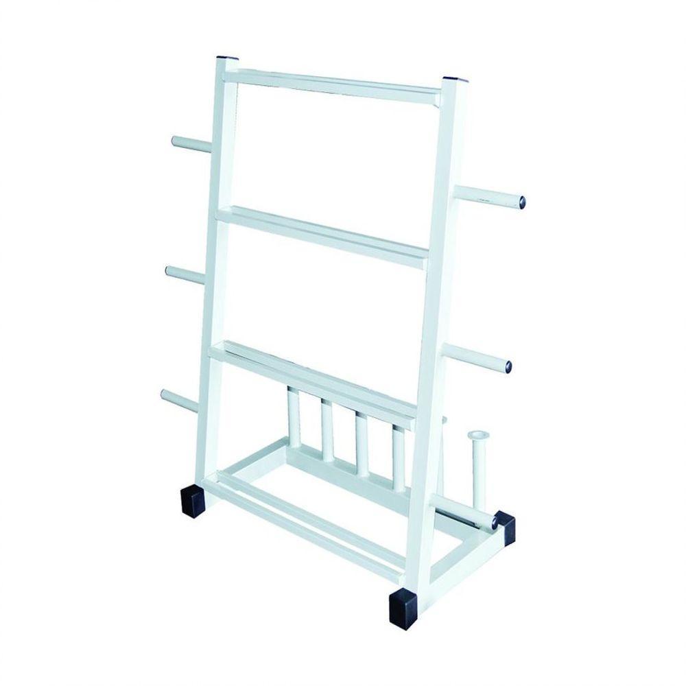 Suporte Expositor 3 Em 1 Anilhas, Halteres E Barras Academia - 1