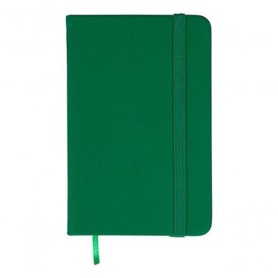 Caderneta De Bolso 9x14cm Cor Verde