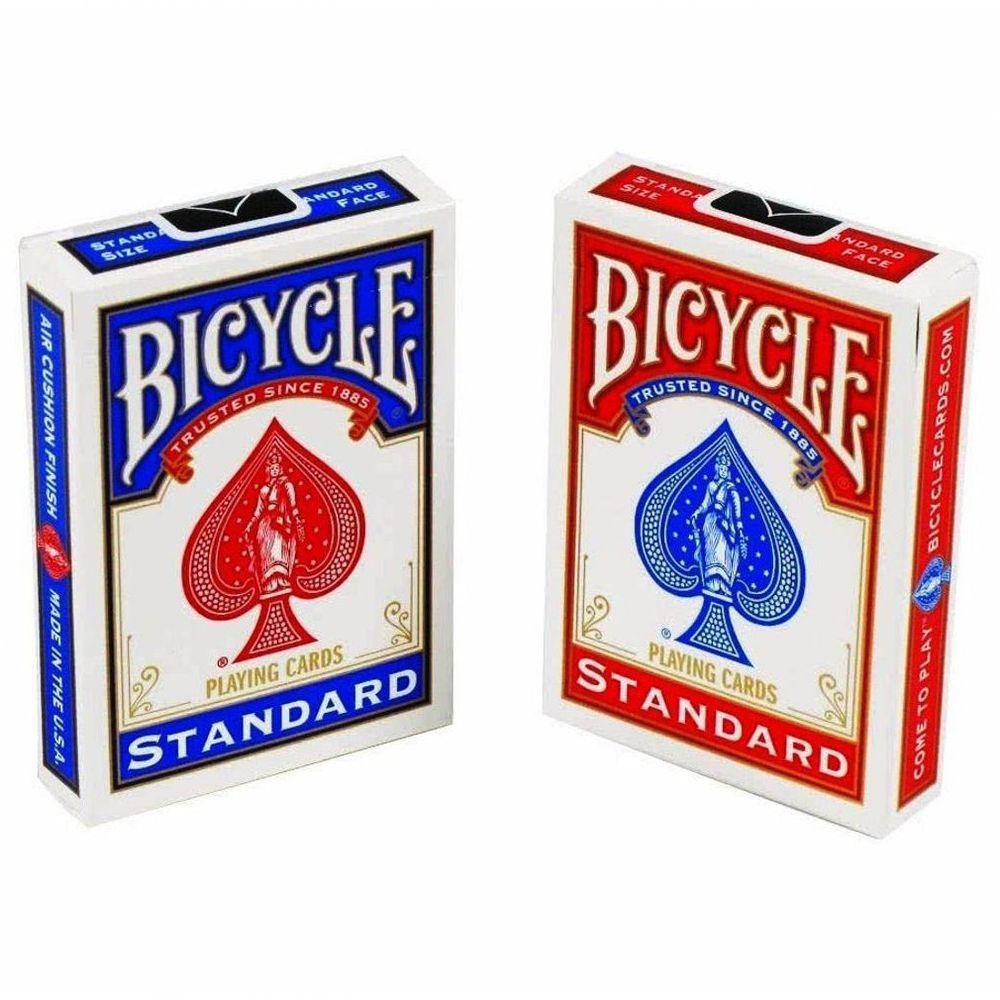 4 Baralhos Bicycle Standard Azul e Vermelho B+ - 3
