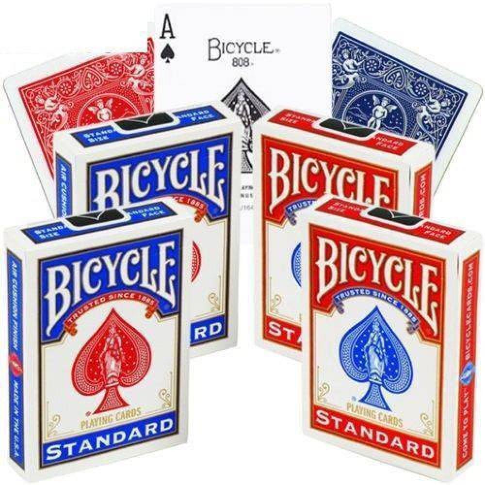 4 Baralhos Bicycle Standard Azul e Vermelho B+ - 4