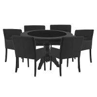 Mesa de Jogos Tampo Reversível com 6 Cadeiras - 2