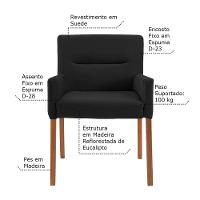 Mesa de Jogos Tampo Reversível com 6 Cadeiras - 7