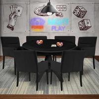Mesa de Jogos Tampo Reversível com 6 Cadeiras - 9