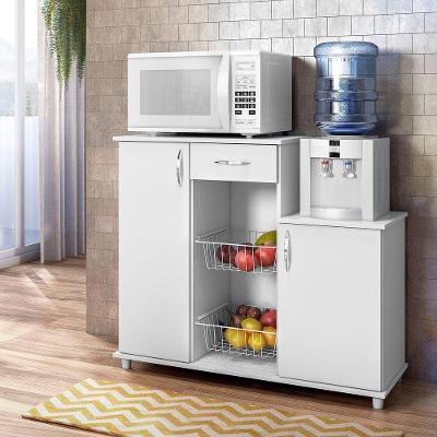 Armário De Cozinha Notável Com Fruteira 2 Portas Diva New Branco