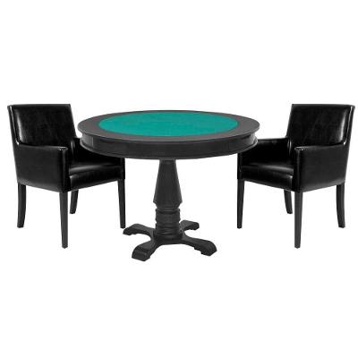 Mesa de Jogos Tampo Reversível com 2 Cadeiras