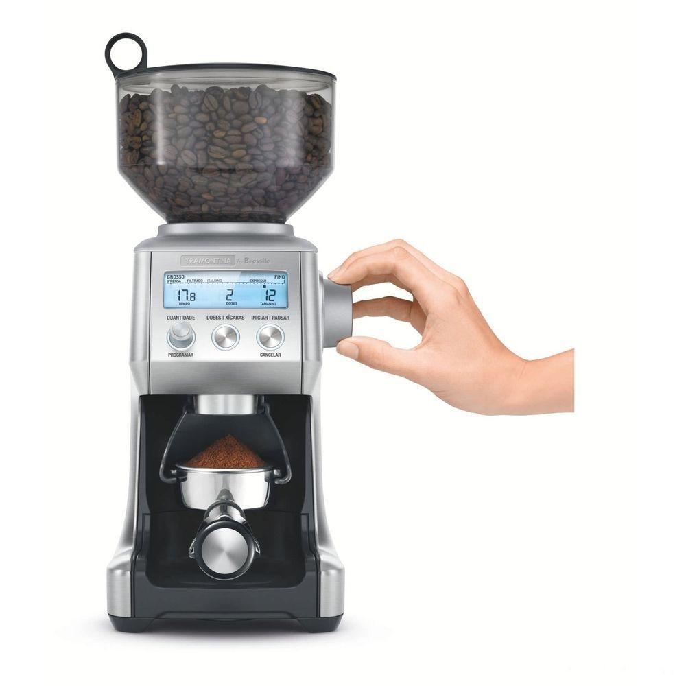 Moedor De Grãos De Café 60 Níveis By Breville Express Aço Inox - Moagem Moinho Elétrico 110v / 127v - 6