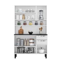 Armário De Cozinha Pratika 120cm 6 Portas E 2 Gavetas Itatiaia Branco Neve - 3