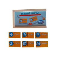 Jogo de Dominó Adição em Mdf 28 Peças - 1