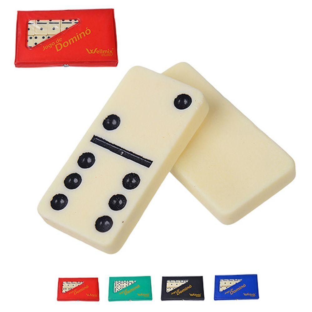 Jogo De Dominó Clássico 28 Peças - Wellmix - 1