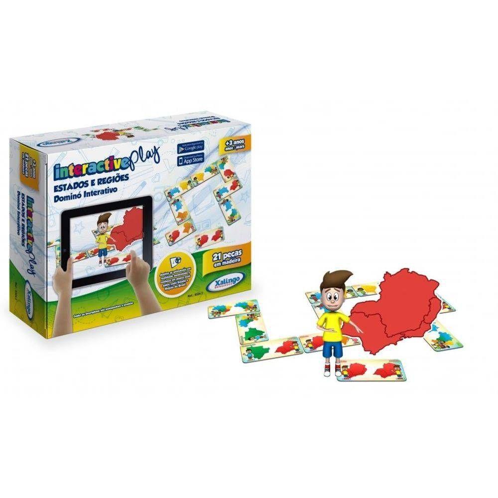 Jogo Dominó Interactive Play Estados E Regiões - Xalingo - 1