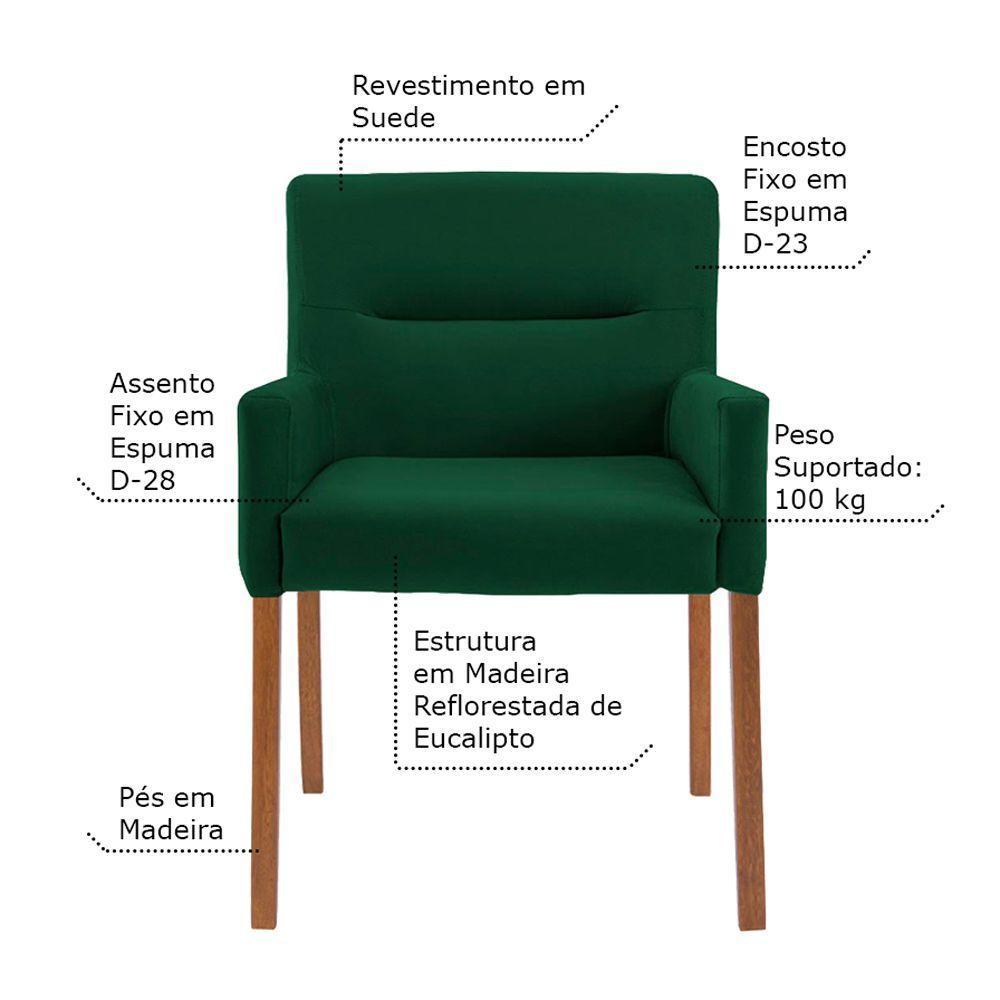 Mesa de Jogos Carteado Redonda com 2 Cadeiras - 8