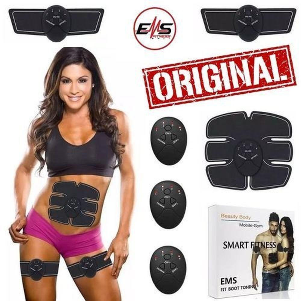 Kit Tonificador Muscular + Estimulador Glúteos Aparelho Emagrecimento Abdomen Biceps Braço 4 Em 1 - 5