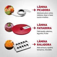 Multiprocessador Turbo Chef 5 Em 1 Mondial Mpn-01-r Multiprocessador Mpn-01-r 220v/60hz . - 3