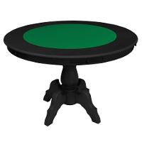 Mesa de Jogos 6 Lugares com Gavetas e Porta Copos - 1