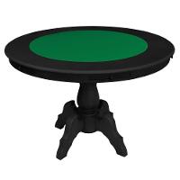 Mesa de Jogos 6 Lugares com Gavetas e Porta Copos - 2