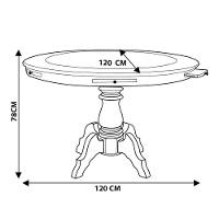 Mesa de Jogos 6 Lugares com Gavetas e Porta Copos - 7