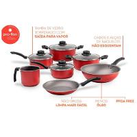 Conjunto De Panelas 7 Peças Ruby Brinox Vermelho - 2