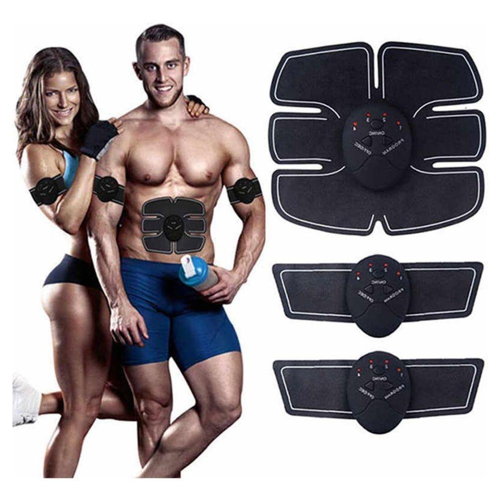 Tonificador Muscular Abdominal Smart Fitness Ems Fit - C/6 Pilhas : Pilhas 3 Em 1 - 2