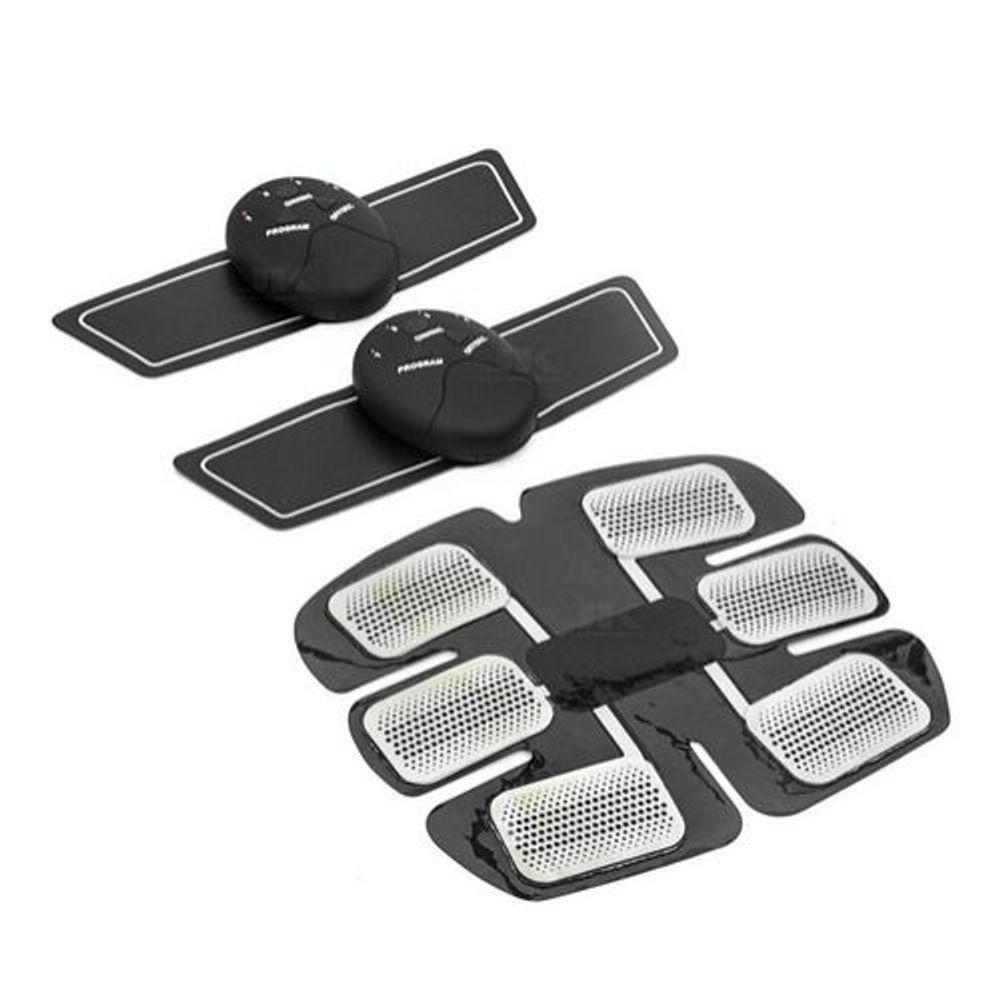 Tonificador Muscular Abdominal Smart Fitness Ems Fit - C/6 Pilhas : Pilhas 3 Em 1 - 4
