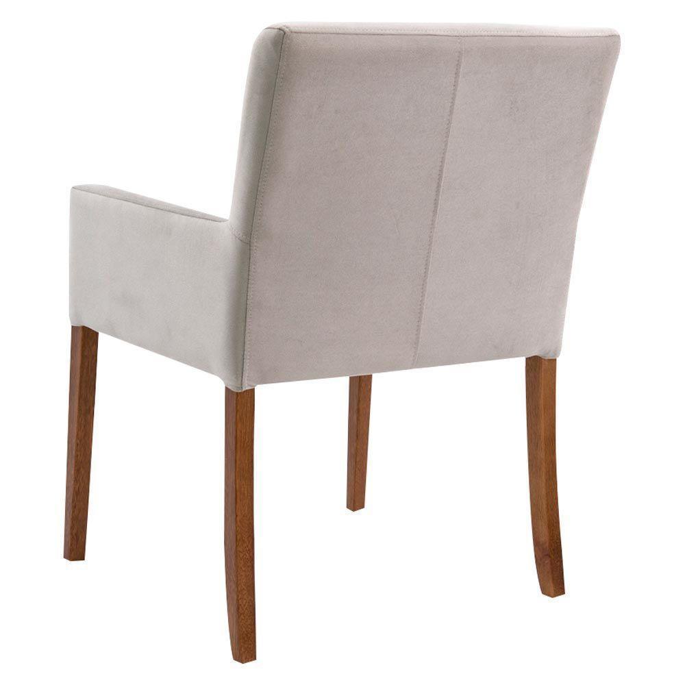 Mesa de Jogos Carteado Victoria Redonda Tampo Reversível Preto com 4 Cadeiras Vicenza Nude Gran Belo - 4