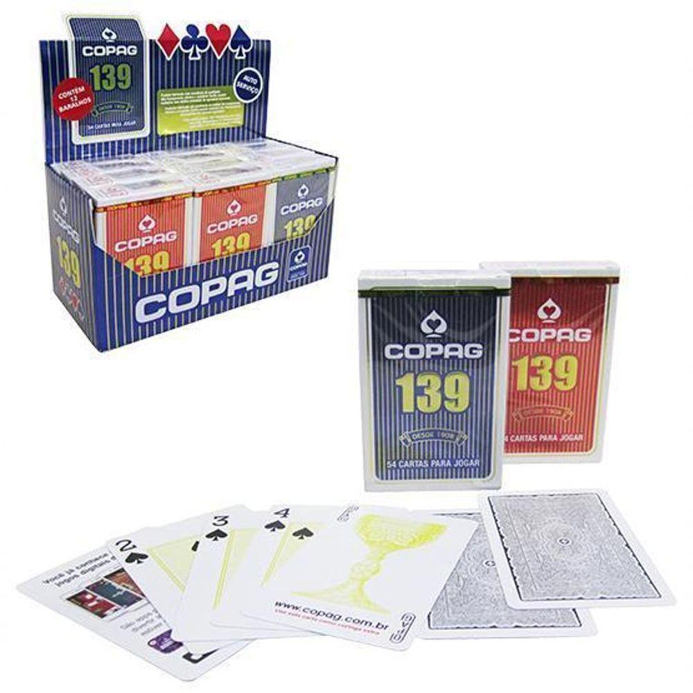 Baralho 139 - Tradicional - Vermelho - 91014 - Copag - 2