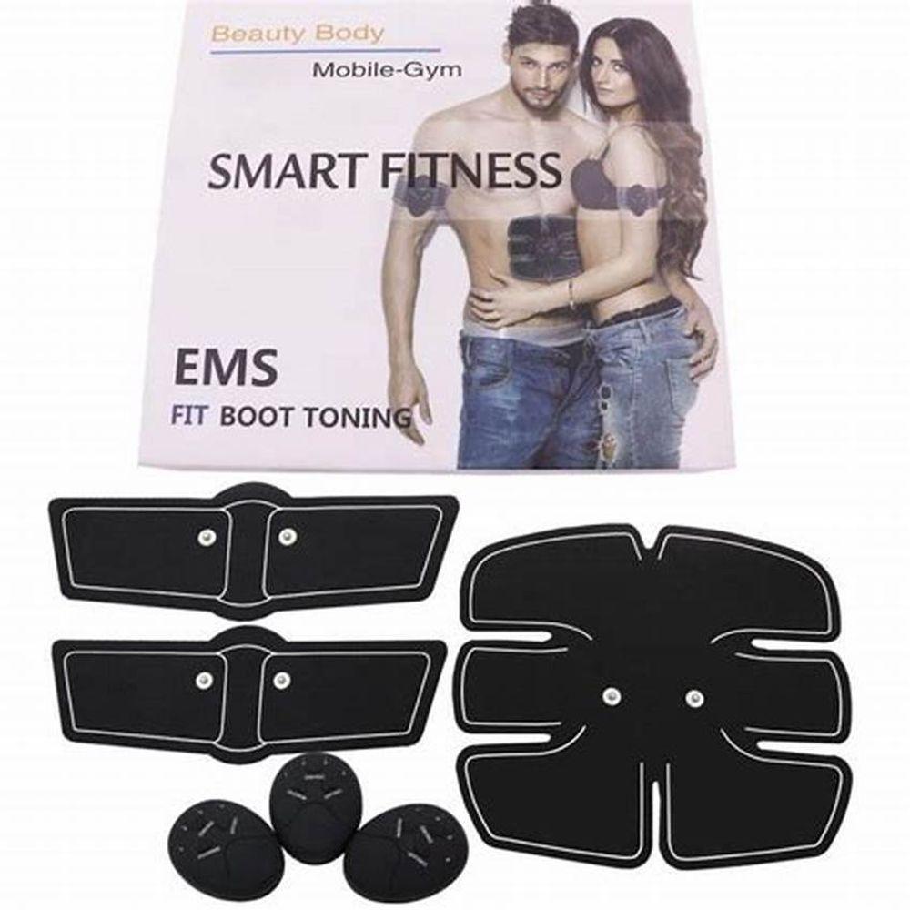 Aparelho Abdominal Smart Fitness Ems Fit Boot Toning 3 Em 1 - 1