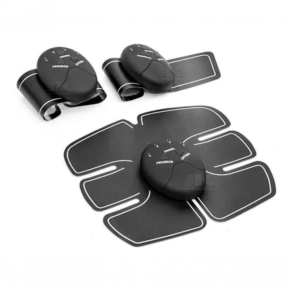 Estimulador Muscular Feminino Barriga Tanquinho Ems Emagrecimento Aparelho Abdominal 3 Em 1 - 2