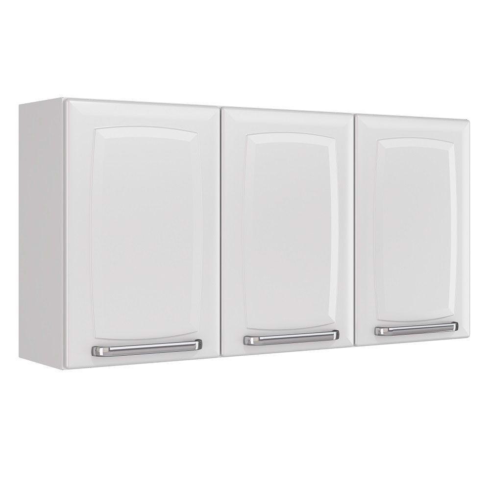 Armário Itatiaia Aéreo Três Portas Luce Ip3-105 Branco Neve - 1