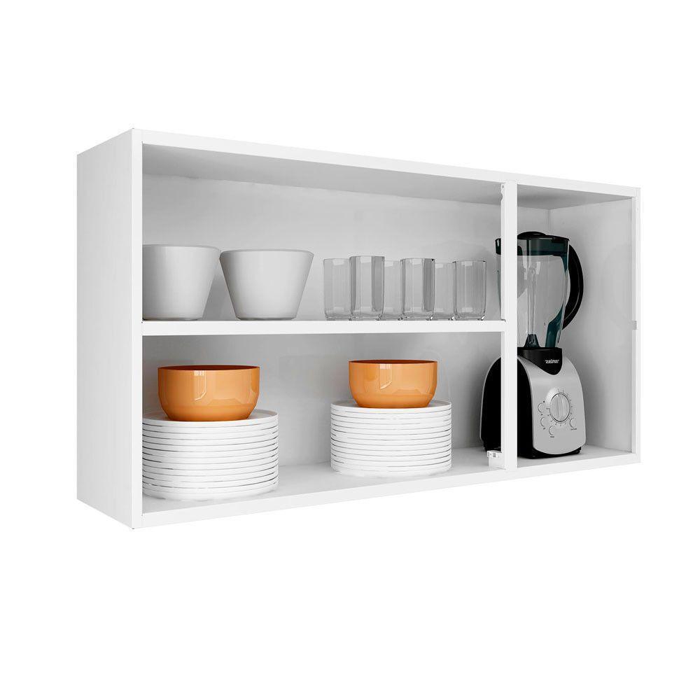 Armário Itatiaia Aéreo Três Portas Luce Ip3-105 Branco Neve - 2