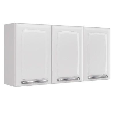Armário Itatiaia Aéreo Três Portas Luce Ip3-105 Branco Neve