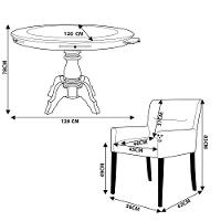 Mesa de Jogos Carteado Redonda com 4 Cadeiras - 10