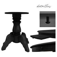 Mesa de Jogos Carteado Redonda com 2 Cadeiras - 3