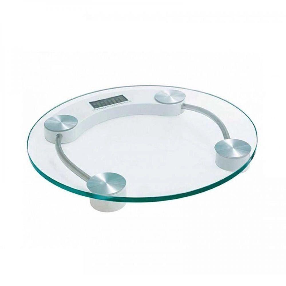 Balança Digital De Banheiro Com Vidro Temperado 150Kg - Redonda - 4